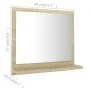 Badezimmerspiegel aus eichenfarbenem Sperrholz, 40 x 10,5 x 37 cm von vidaXL, Badezimmerwaschtische - Ref: Foro24-804556, Pre...