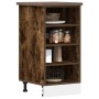 Armario de horno madera ingeniería roble ahumado 40x44,5x81,5cm de , Armarios de cocina - Ref: Foro24-854206, Precio: 65,56 €
