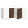 Mueble bajo de cocina porto roble ahumado madera reconstituida von , Küchenschränke - Ref: Foro24-854303, Preis: 83,93 €, Rab...