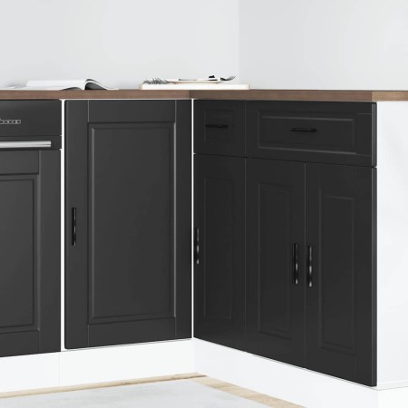 Mueble bajo de cocina Porto madera contrachapada negro von , Küchenschränke - Ref: Foro24-854299, Preis: 78,93 €, Rabatt: %