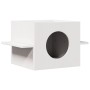 Casa para gatos de madera maciza de pino blanco 51x35x30 cm von , Katzenmöbel - Ref: Foro24-859305, Preis: 40,56 €, Rabatt: %