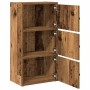 Estantería madera de ingeniería color envejecido 40x24x77 cm by , Bookcases and shelves - Ref: Foro24-860371, Price: 50,81 €,...