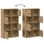 Estantería de madera de ingeniería roble artisan 60x24x101,5 cm von , Bücherregale und Regale - Ref: Foro24-860399, Preis: 81...