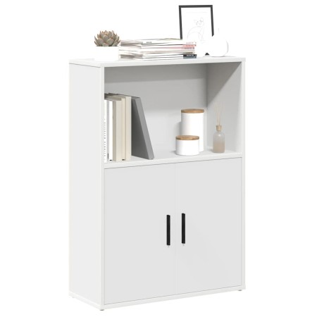 Estantería de madera de ingeniería blanca 60x24x85 cm von , Bücherregale und Regale - Ref: Foro24-860409, Preis: 56,60 €, Rab...