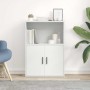 Estantería de madera de ingeniería blanca 60x24x85 cm von , Bücherregale und Regale - Ref: Foro24-860409, Preis: 56,60 €, Rab...