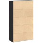 Estantería de madera de ingeniería roble negro 60x24x101,5 cm de , Librerías y estanterías - Ref: Foro24-860392, Precio: 80,69 €