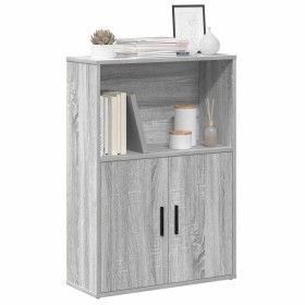 Estantería de madera de ingeniería gris sonoma 60x24x85 cm von , Bücherregale und Regale - Ref: Foro24-860414, Preis: 64,98 €...