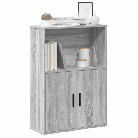 Estantería de madera de ingeniería gris sonoma 60x24x85 cm von , Bücherregale und Regale - Ref: Foro24-860414, Preis: 64,98 €...