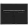 Black plywood sink cabinet 60x38.5x46 cm by vidaXL, Bathroom furniture - Ref: Foro24-804648, Price: 40,57 €, Discount: %