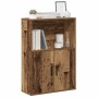 Estantería madera de ingeniería color envejecido 60x24x85 cm by , Bookcases and shelves - Ref: Foro24-860416, Price: 62,10 €,...