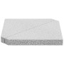 Placa de peso para sombrilla 2 uds granito gris triangular 14kg von , Schirmständer - Ref: Foro24-4100002, Preis: 76,71 €, Ra...