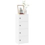 Estantería de madera de ingeniería blanca 40x24x102 cm von , Bücherregale und Regale - Ref: Foro24-860373, Preis: 73,18 €, Ra...