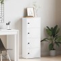 Estantería de madera de ingeniería blanca 40x24x102 cm von , Bücherregale und Regale - Ref: Foro24-860373, Preis: 73,18 €, Ra...