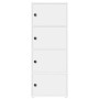 Estantería de madera de ingeniería blanca 40x24x102 cm von , Bücherregale und Regale - Ref: Foro24-860373, Preis: 73,18 €, Ra...
