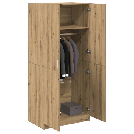 Armario de madera de ingeniería roble artesanal 80x52x180 cm von , Kleiderschränke - Ref: Foro24-855883, Preis: 221,33 €, Rab...