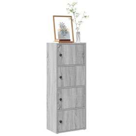 Estantería madera de ingeniería gris sonoma 40x24x102 cm de , Librerías y estanterías - Ref: Foro24-860378, Precio: 77,42 €, ...