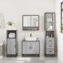 Set de muebles de baño 3 pzas madera contrachapada gris sonoma by , Bathroom furniture - Ref: Foro24-3301158, Price: 253,41 €...