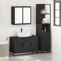 Juego de muebles de baño 3 pzas madera contrachapada negro de , Muebles de baño - Ref: Foro24-3301130, Precio: 275,80 €, Desc...
