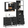 Juego de muebles de baño 3 pzas madera contrachapada negro de , Muebles de baño - Ref: Foro24-3301170, Precio: 301,58 €, Desc...