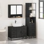 Juego de muebles de baño 3 pzas madera contrachapada negro de , Muebles de baño - Ref: Foro24-3301170, Precio: 301,58 €, Desc...