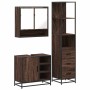 Set de muebles baño 3 pzas madera contrachapada roble marrón von , Badezimmermöbel - Ref: Foro24-3301179, Preis: 257,65 €, Ra...