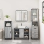 Set de muebles de baño 3 pzas madera contrachapada gris sonoma by , Bathroom furniture - Ref: Foro24-3301153, Price: 263,72 €...