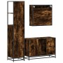 Set de muebles baño 3 pzas madera contrachapada roble ahumado von , Badezimmermöbel - Ref: Foro24-3301132, Preis: 241,17 €, R...