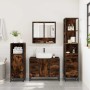 Set de muebles baño 3 pzas madera contrachapada roble ahumado von , Badezimmermöbel - Ref: Foro24-3301172, Preis: 277,49 €, R...