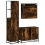 Set de muebles baño 3 pzas madera contrachapada roble ahumado von , Badezimmermöbel - Ref: Foro24-3301172, Preis: 277,49 €, R...