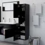 Black plywood bathroom cabinet 30x30x130 cm by vidaXL, Bathroom furniture - Ref: Foro24-804998, Price: 67,03 €, Discount: %