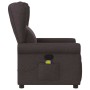 Sillón de masaje reclinable de tela marrón oscuro de , Sillones - Ref: Foro24-4015671, Precio: 210,69 €, Descuento: %