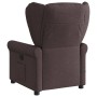 Sillón de masaje reclinable de tela marrón oscuro de , Sillones - Ref: Foro24-4015671, Precio: 210,69 €, Descuento: %