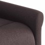 Sillón de masaje reclinable de tela marrón oscuro de , Sillones - Ref: Foro24-4015671, Precio: 210,69 €, Descuento: %