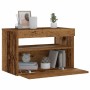 Mesilla de noche con luces LED madera vieja 60x35x40 cm de , Mesitas de noche - Ref: Foro24-3329175, Precio: 53,23 €, Descuen...