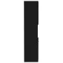 Armario de baño madera contrachapada negro 30x30x130 cm de vidaXL, Muebles de baño - Ref: Foro24-804998, Precio: 67,03 €, Des...