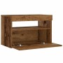 Mesilla de noche con luces LED madera vieja 60x35x40 cm de , Mesitas de noche - Ref: Foro24-3329175, Precio: 53,23 €, Descuen...