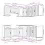 Mueble cocina Kalmar roble ahumado 11 pzas madera contrachapada von , Küchenschränke - Ref: Foro24-3314946, Preis: 678,80 €, ...