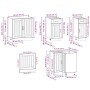 Mueble cocina Kalmar roble ahumado 11 pzas madera contrachapada von , Küchenschränke - Ref: Foro24-3314946, Preis: 678,80 €, ...