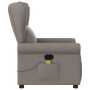 Sillón de masaje reclinable de tela gris taupé by , Armchairs - Ref: Foro24-4015673, Price: 225,48 €, Discount: %