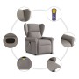 Sillón de masaje reclinable de tela gris taupé by , Armchairs - Ref: Foro24-4015673, Price: 225,48 €, Discount: %