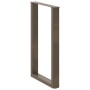 Patas de mesa centro forma U 2uds acero natural 60x(90-91) cm von , Tischbeine - Ref: Foro24-4013227, Preis: 99,69 €, Rabatt: %