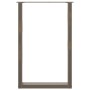 Patas de mesa centro forma U 2uds acero natural 60x(90-91) cm von , Tischbeine - Ref: Foro24-4013227, Preis: 99,69 €, Rabatt: %