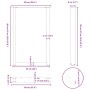 Patas de mesa centro forma U 2uds acero natural 60x(90-91) cm von , Tischbeine - Ref: Foro24-4013227, Preis: 99,69 €, Rabatt: %