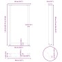 Patas de mesa centro forma U 2uds acero natural 40x(90-91) cm de , Patas para mesas - Ref: Foro24-4013219, Precio: 90,64 €, D...