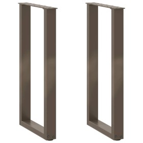 Patas mesa centro forma U 2uds acero natural 38x(72-73)cm acero de , Patas para mesas - Ref: Foro24-4013175, Precio: 66,01 €,...
