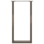 Patas mesa centro forma U 2uds acero natural 38x(72-73)cm acero by , Table legs - Ref: Foro24-4013175, Price: 66,01 €, Discou...