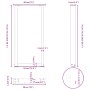 Patas mesa centro forma U 2uds acero natural 38x(72-73)cm acero by , Table legs - Ref: Foro24-4013175, Price: 66,01 €, Discou...