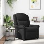 Sillón reclinable de cuero sintético negro brillante by , Armchairs - Ref: Foro24-4015678, Price: 193,95 €, Discount: %