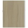 Waschbeckenschrank aus weißem Eichensperrholz 90x38,5x46 cm von vidaXL, Badezimmermöbel - Ref: Foro24-804670, Preis: 34,70 €,...