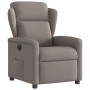 Sillón reclinable eléctrico tela gris taupé by , Armchairs - Ref: Foro24-3303121, Price: 243,68 €, Discount: %